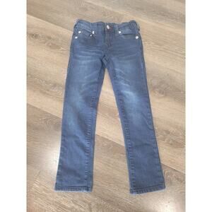 True Religion Boot Cut‎ Girls Denim Jeans size 6X #r